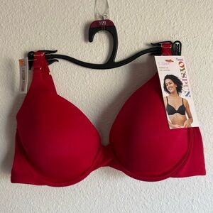 JoySpun Red Multi-Way T-Shirt Bra Full Coverage
